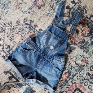 LEVIS Denim Shortalls with Adjustable Straps